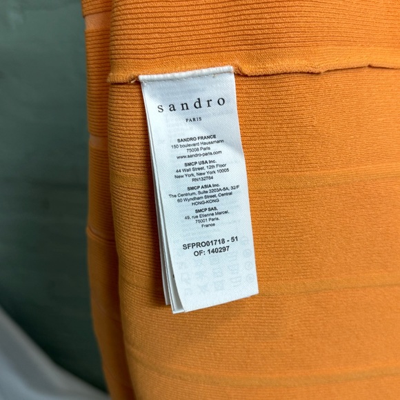 SANDRO BRUNA CUTOUT DETIAL DRESS - Picture 5 of 6